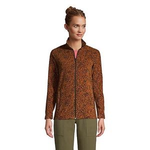 Women's Print Full Zip Fleece Jacket - Lands End brand